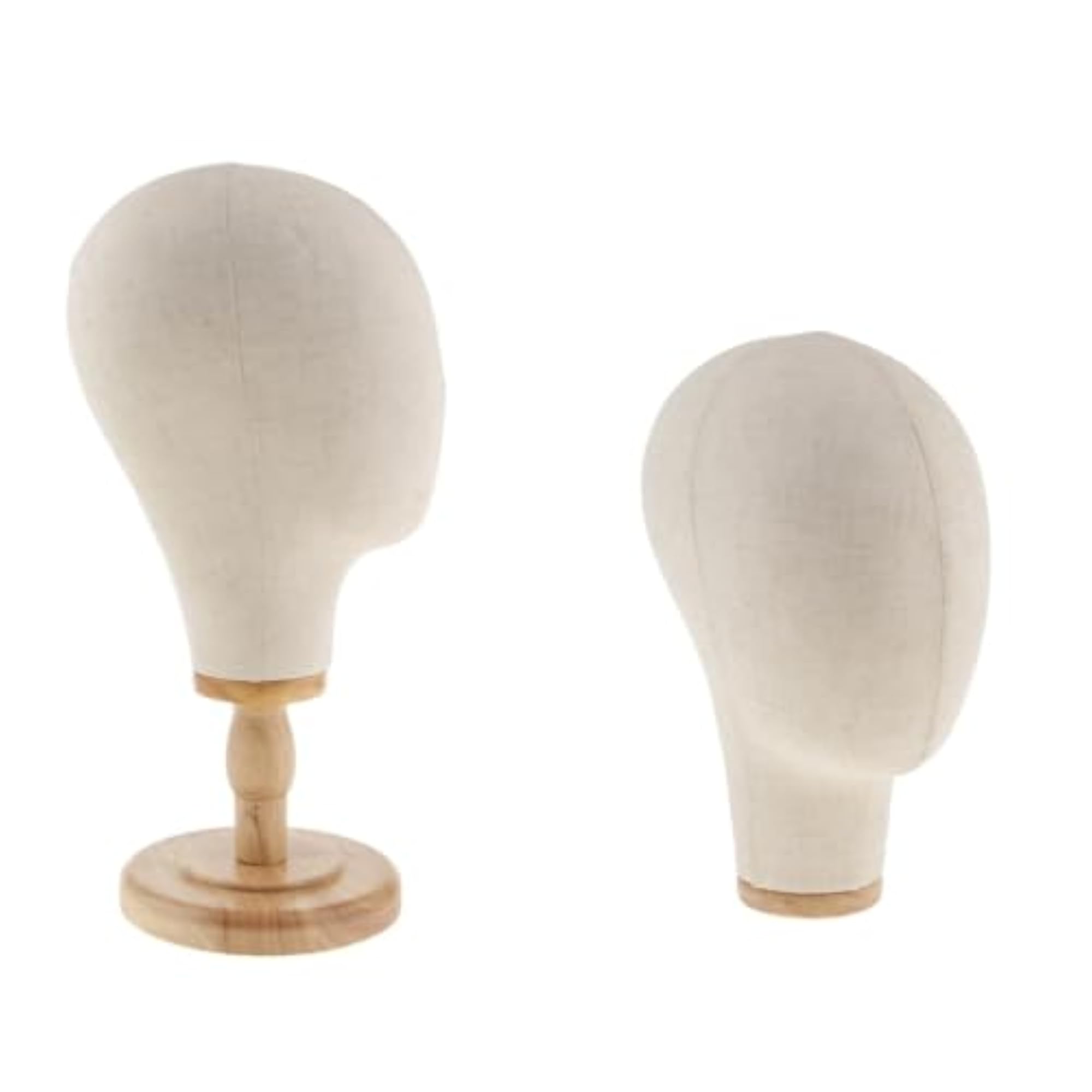 Canvas Block Mannequin Head Wig Hat Making Display Holder